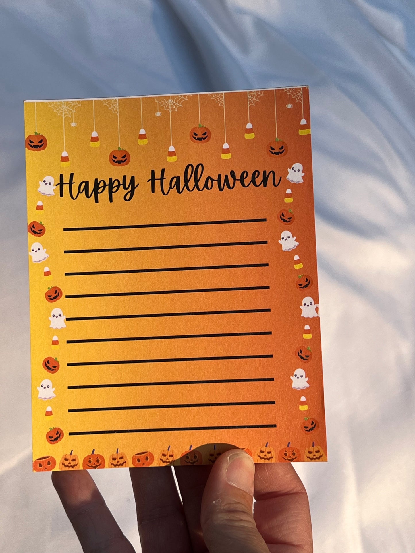 Halloween 2024 Notepads - Ghosts & Pumpkins