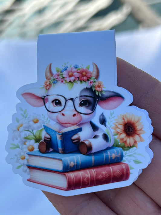 Cow Magnectic Bookmark