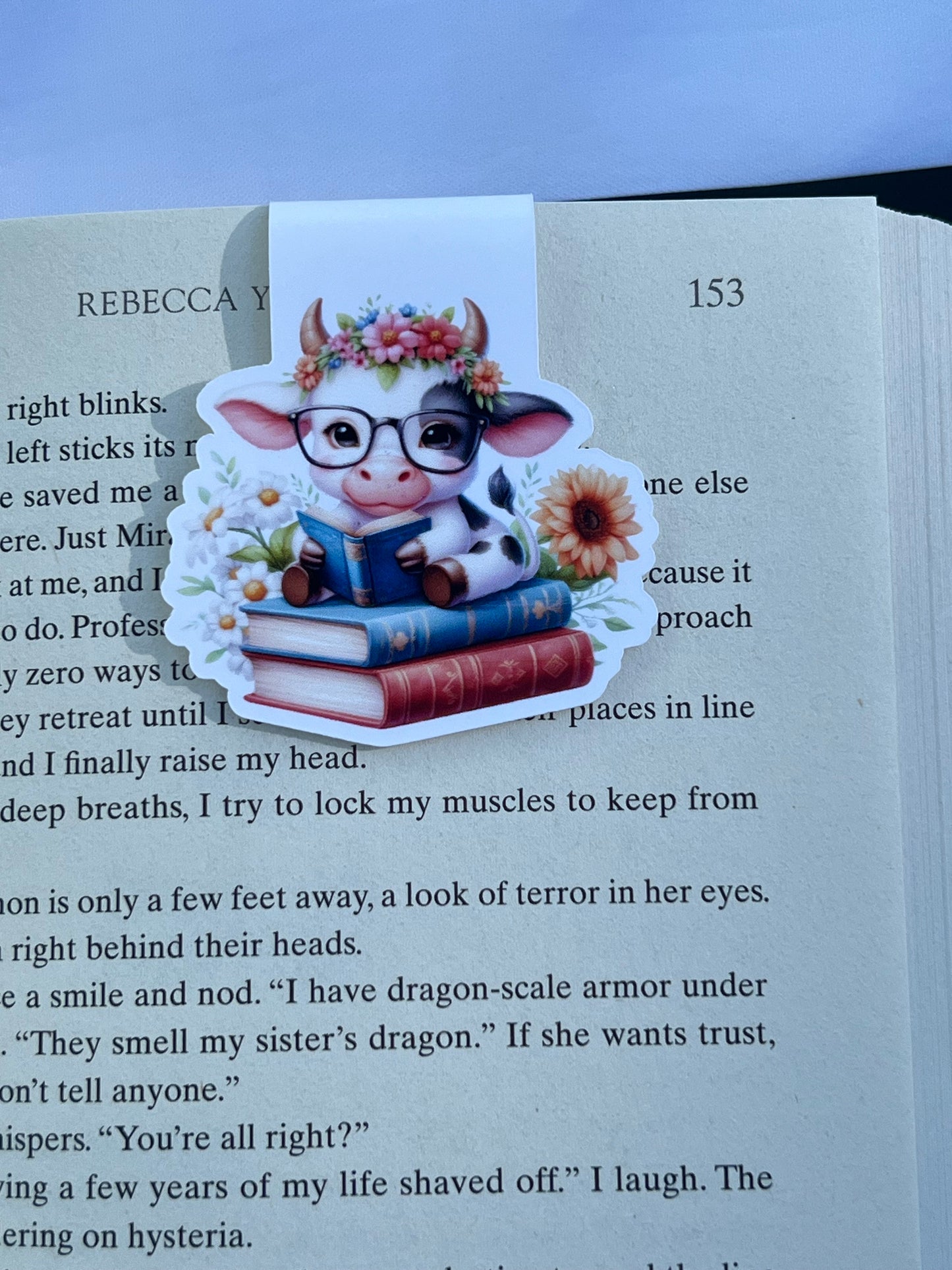 Cow Magnectic Bookmark