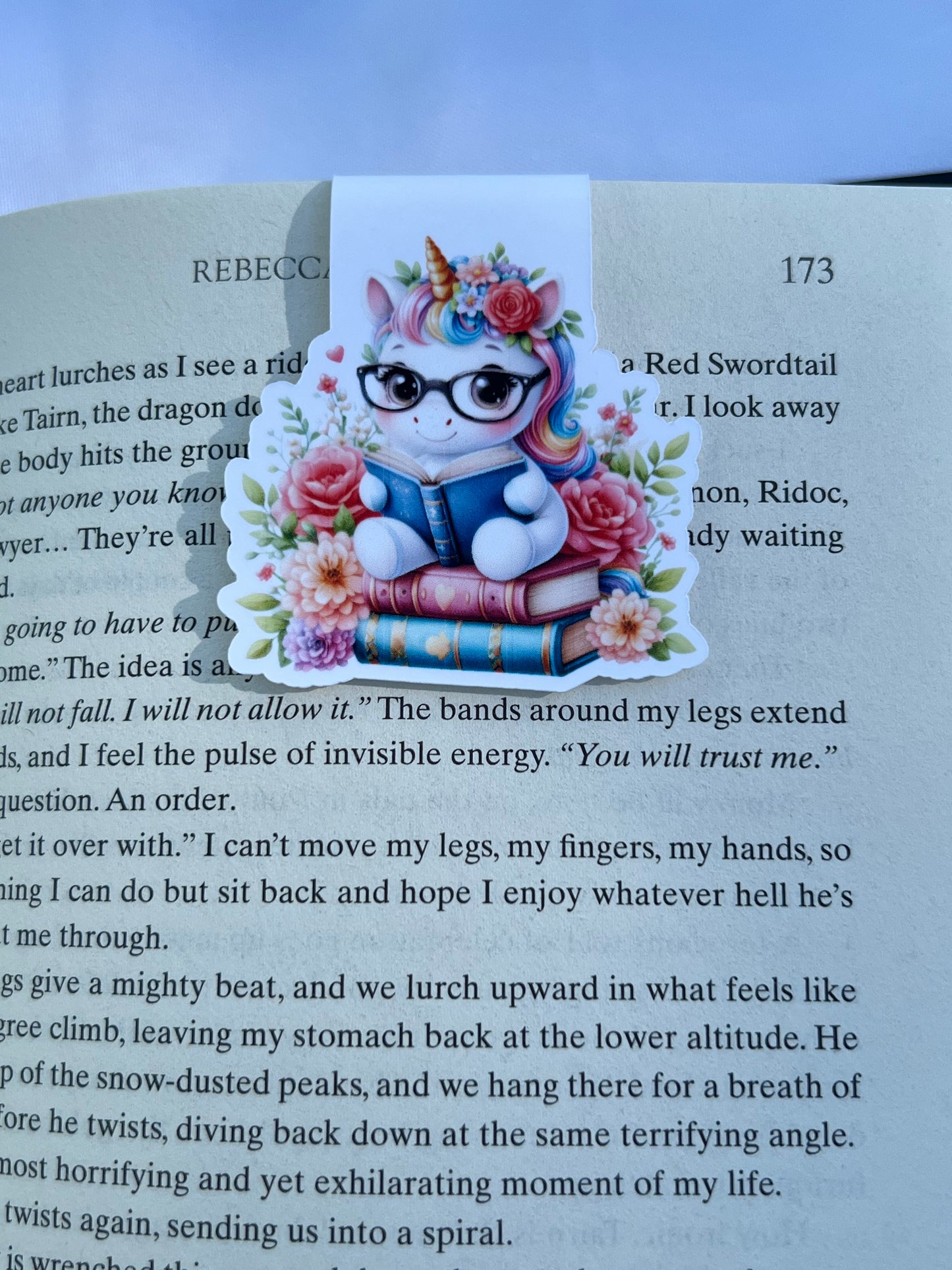 Unicorn Magnectic Bookmark