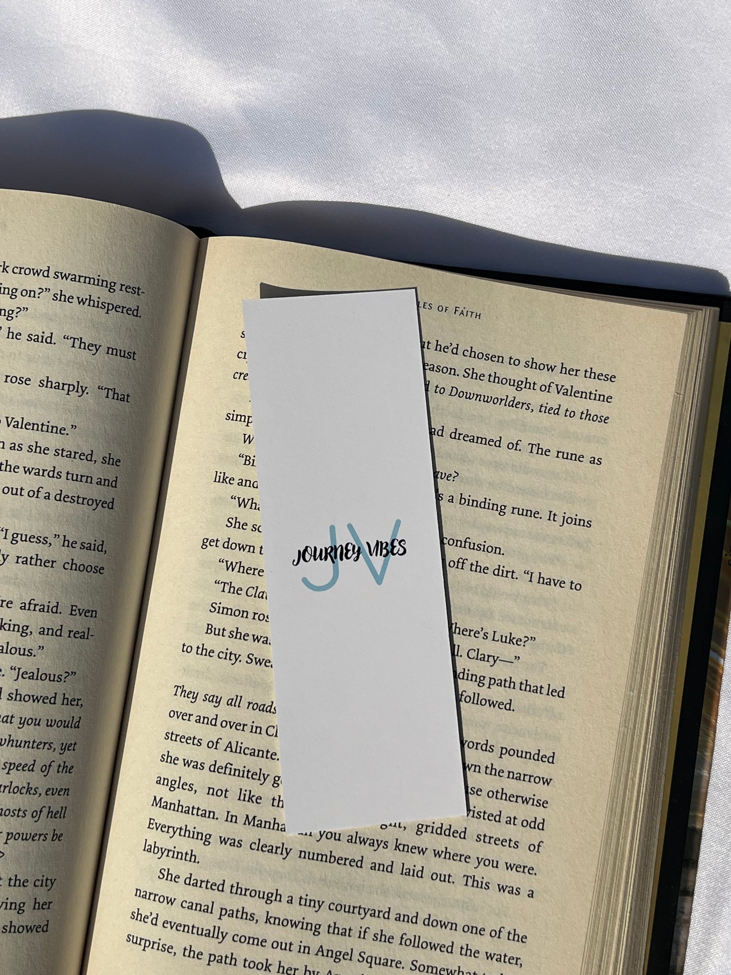 Stained Glass Rose Bookmark