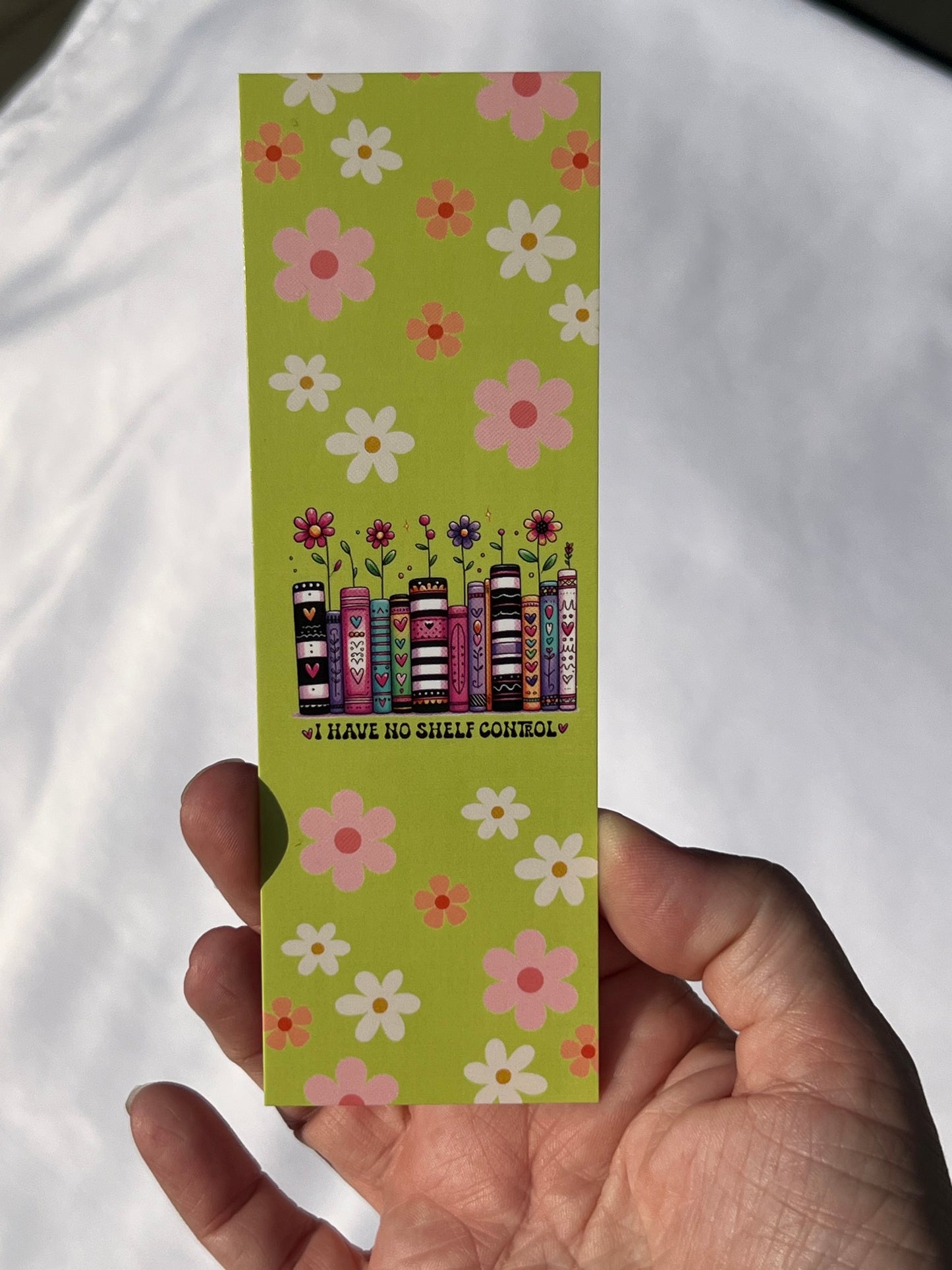 No Shelf Control Bookmark