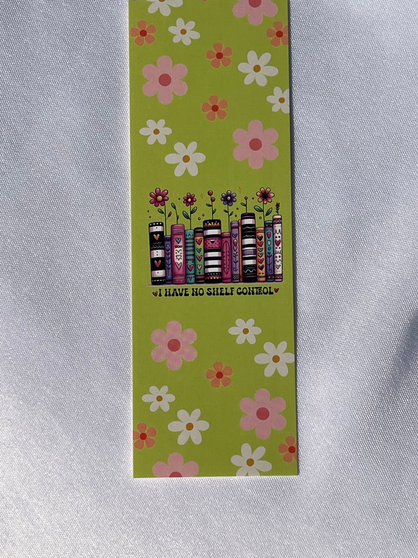 No Shelf Control Bookmark